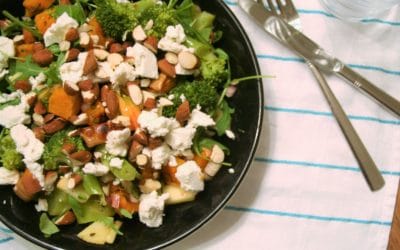 Salade met Pompoen, Broccoli en Geitenkaas Recept