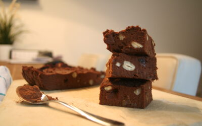 Zoete aardappelbrownies