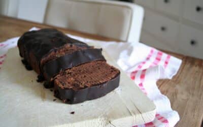Kruidige double-chocolatecake met pompoen