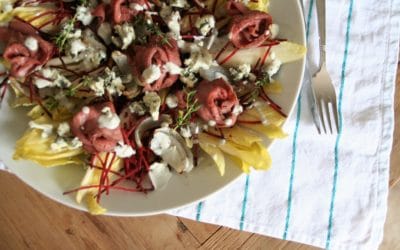 Witlofsalade met Rosbief en Blauwe Kaas Recept