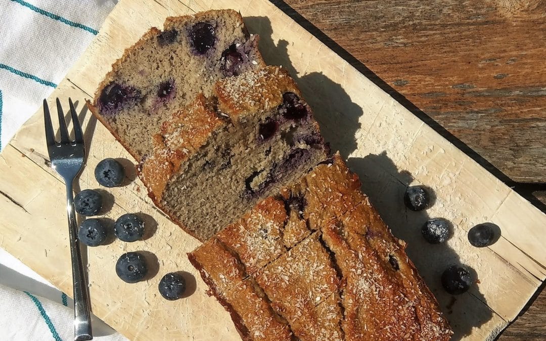 Bananenbrood kokos blauwe bessen recept