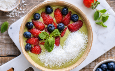 Tropische Kokos Smoothiebowl
